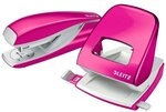 Leitz Tacker-Locher-B&uuml;roset &raquo;5095 WOW&laquo; pink, 9.8x10.9 cm