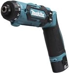 makita Akku-Knickschrauber &raquo;DF012DZ&laquo; Sologer&auml;t, Zubeh&ouml;r blau, 12.5x6.4x11.5 cm