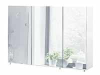 Spiegelschrank »Basic« 120 cm weiß, Möbelpartner, 120x70.7x16 cm