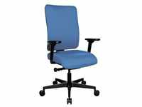 Bürostuhl »Open X (P) Sitness« ohne Armlehnen Stoffrücken blau, Topstar