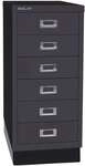 Bisley Schubladenschrank &raquo;MultiDrawer&laquo; A4, einbahnig, 6 Sch&uuml;be, mit Sockel