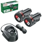 BOSCH Werkzeugakkus mit Ladeger&auml;t Starter-Set 12V