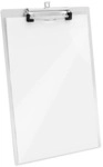 Westcott Klemmbrett Aluminium silber grau, 23x32 cm