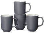 Ritzenhoff & Breker Kaffeetassen JASPER 280 ml 4 St&uuml;ck grau, 8x12 cm