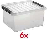 sunware Ablagebox &raquo;the q-line&laquo; 36 Liter H6160502 transparent, 40x26x50 cm