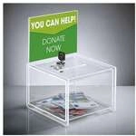 Sigel Aktionsbox mit Schloss VA151 transparent, 15x22x15 cm