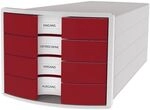 HAN Schubladenbox &raquo;IMPULS&laquo; DIN A4/C4 rot, 28x23.5x36.7 cm