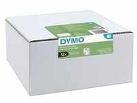12er-Pack LabelWriter Papier-Etiketten »S0722540« Vorteilspaket weiß, Dymo