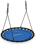 relaxdays Nestschaukel &Oslash; 120 cm blau