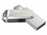 USB-Stick »Ultra Dual Drive Luxe Type-C« 64 GB silber, SanDisk, 4.441x0.86x1.21 cm