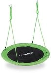 relaxdays Nestschaukel &Oslash; 110 cm gr&uuml;n