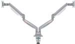 Kensington Dual Monitorarm &raquo;SmartFit One-Touch&laquo; silber, 50.5 cm