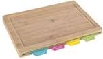 Wenko Schneidebrett &raquo;Bella Bambus&laquo; mit 4 Schneidematten braun, 32.5x2.3x22.5 cm