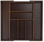 relaxdays Besteckkasten &raquo;Bambus&laquo; braun, 48x5x46 cm