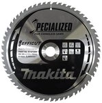 makita Kreiss&auml;geblatt &raquo;B-67309&laquo; 305,0 mm 60 Z&auml;hne braun