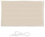 relaxdays Sonnensegel rechteckig 4 x 6 m beige beige
