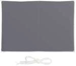 relaxdays Sonnensegel rechteckig 2 x 3 m grau grau