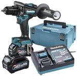 makita Akku-Schlagbohrschrauber 40V &raquo;HP001GD201&laquo; blau, 8.6x28.2x18.2 cm