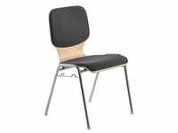Stapelstuhl »my Dario« mit Sitz- und Rückenpolster grau, mayer Sitzmöbel, 46 cm