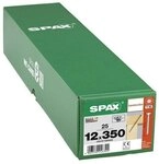 SPAX Holzbauschrauben T50 Senkkopf WIROX 12 x 350 mm 25 St&uuml;ck