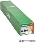 SPAX Holzbauschrauben T40 Senkkopf WIROX 8 x 450 mm 50 St&uuml;ck