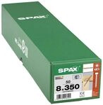 SPAX Holzbauschrauben T40 Zylinderkopf WIROX 8 x 350 mm 50 St&uuml;ck