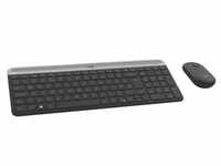 Kabelloses Tastatur-Maus-Set »MK470 Slim Combo« grau, Logitech