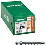 SPAX Holzbauschrauben &raquo;T30 Zylinderkopf WIROX&laquo; 6 x 120 mm 100 St&uuml;ck