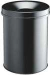 Durable Stahl-Papierkorb 30 L schwarz, 31.5x49.2 cm