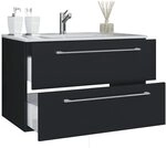 VCM Morgenthaler Waschtisch &raquo;Badinos&laquo; mit 2 Sch&uuml;ben 60 cm inkl. Waschbecken