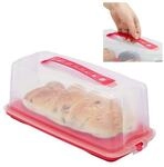 relaxdays Kuchenbox eckig rot