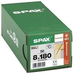 SPAX Holzbauschrauben T40 Senkkopf WIROX 8 x 180 mm 50 St&uuml;ck