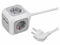USB-Charger Steckdosenblock »ALEA-Power« weiß, Brennenstuhl, 10.5x11.5x10 cm