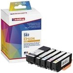 Edding Tintenpatronen-Set ersetzt Epson &raquo;33XL&laquo; schwarz, schwarz (Foto), cyan,