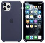 Apple Schutzh&uuml;lle f&uuml;r iPhone 11 Pro &raquo;Silicone Case&laquo; mitternachtsblau blau