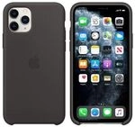 Apple Schutzh&uuml;lle f&uuml;r iPhone 11 Pro &raquo;Silicone Case&laquo; schwarz schwarz