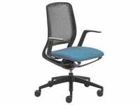 Bürostuhl »se:motion« mit Armlehnen und Sitzpolster blau, Sedus