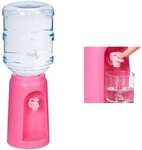 relaxdays Wasserspender mit Tank pink