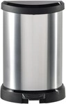 Curver Abfalleimer &raquo;DECOBIN&laquo; 20 l silber, 30.3x44.8x28.1 cm