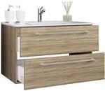 VCM Morgenthaler Waschtisch &raquo;Badinos&laquo; mit 2 Sch&uuml;ben 60 cm inkl. Waschbecken braun,