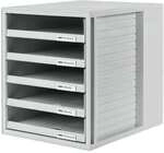 HAN Schubladenbox &raquo;SCHRANK-SET&laquo; mit 5 Schubladen offen grau, 23.8x4.5x30.5 cm