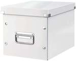Leitz Aufbewahrungs- und Transportbox mittel &raquo;Click & Store Cube 6109&laquo; wei&szlig;,