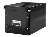 Aufbewahrungs- und Transportbox groß »Click & Store Cube 6108« schwarz,...