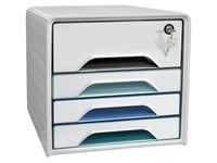 Schreibtischbox »Smoove Secure« weiß / bunt 7-311S weiß, cep, 28.8x27.1x36...