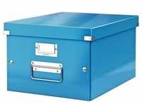 Ablagebox WOW 6044 »Click & Store« mittel blau, Leitz, 28.1x20x36.9 cm