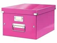 Ablagebox WOW 6044 »Click & Store« mittel pink, Leitz, 28.1x20x36.9 cm