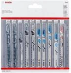 BOSCH Stichs&auml;gebl&auml;tter-Set &raquo;Blister All in One&laquo; 10 St&uuml;ck grau