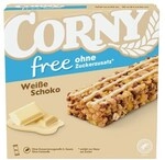 Corny 6er-Pack M&uuml;sliriegel &raquo;CORNY free wei&szlig;e Schokolade&laquo; ohne Zuckerzusatz