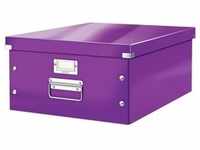 Ablagebox WOW 6045 »Click & Store« groß violett, Leitz, 36.9x20x48.2 cm
