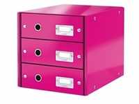 Schubladenbox »Click & Store 6048« pink, Leitz, 28.6x28.2x35.8 cm